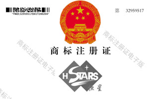 好消息，恒星組合商標(biāo)申請注冊成功！